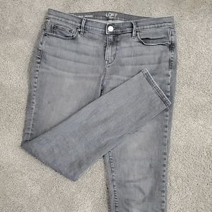 LOFT Outlet grey skinny jeans